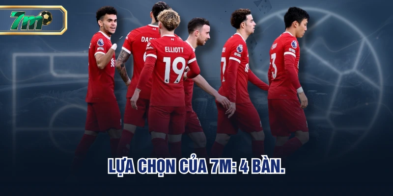 Kèo bàn thắng nghiêng về đội khách Liverpool