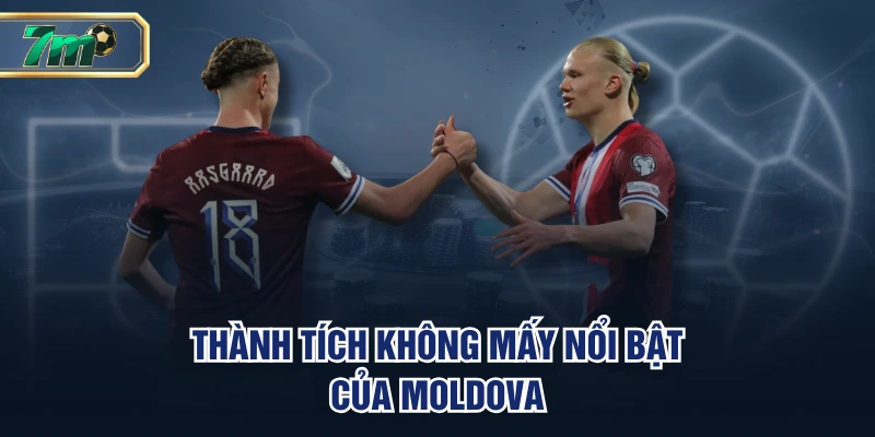 Thành tích không mấy nổi bật của Moldova